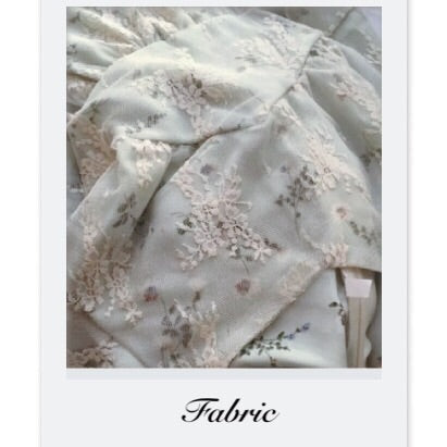 Vintage Style Cottagecore Lace Dress
