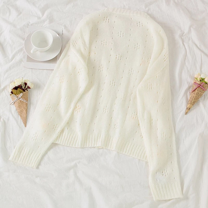 Sweet Daisy Cottagecore Cardigan