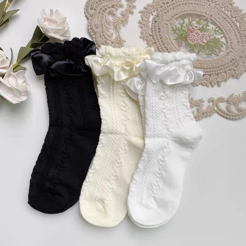 Lace Ruffle Socks Lace Ankle Socks