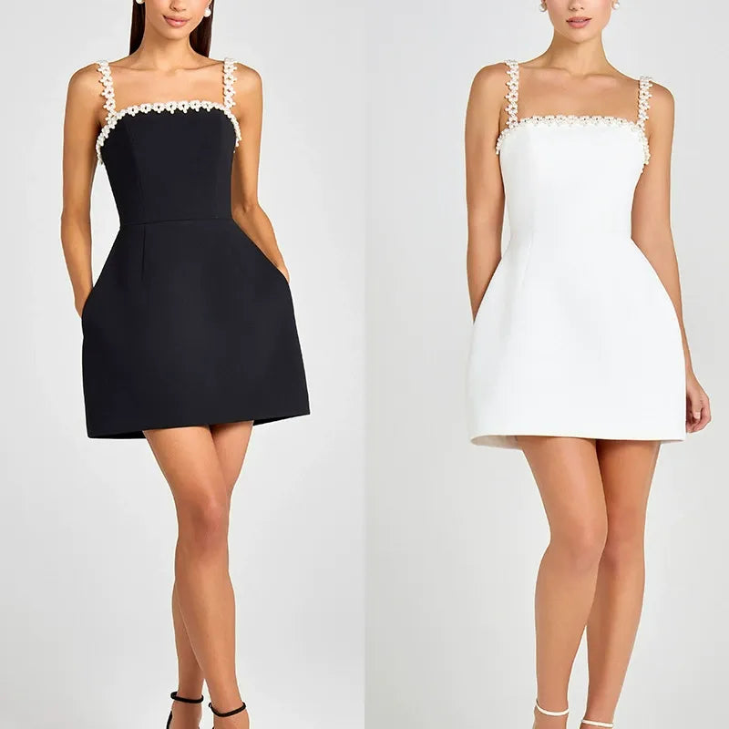 Beaded Halter Dress