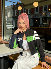 Harbour Rose Cropped Zip Jacket