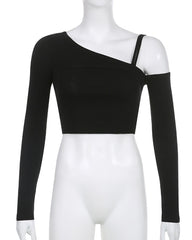 Nightrunner Asymmetric Top with Sleeves