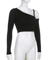 Nightrunner Asymmetric Top with Sleeves