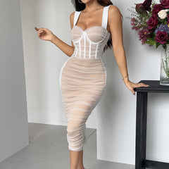 French Sling Prom Dress