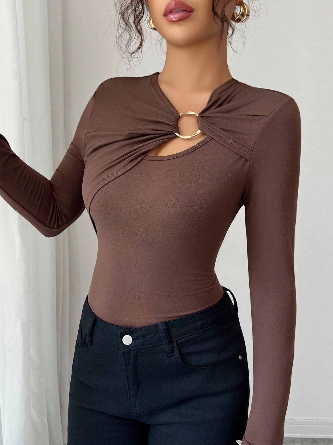 Asymmetrical Cut-Out Top