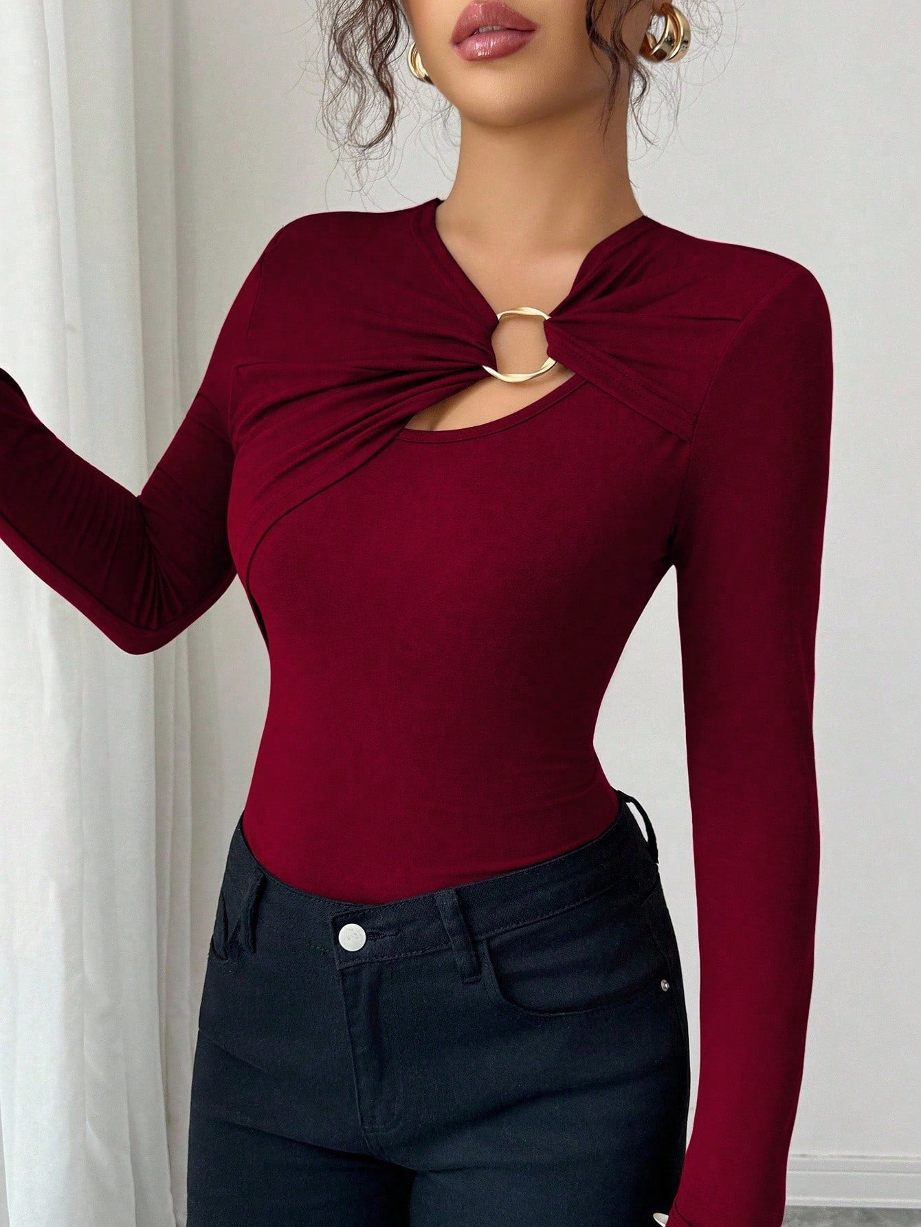 Asymmetrical Cut-Out Top