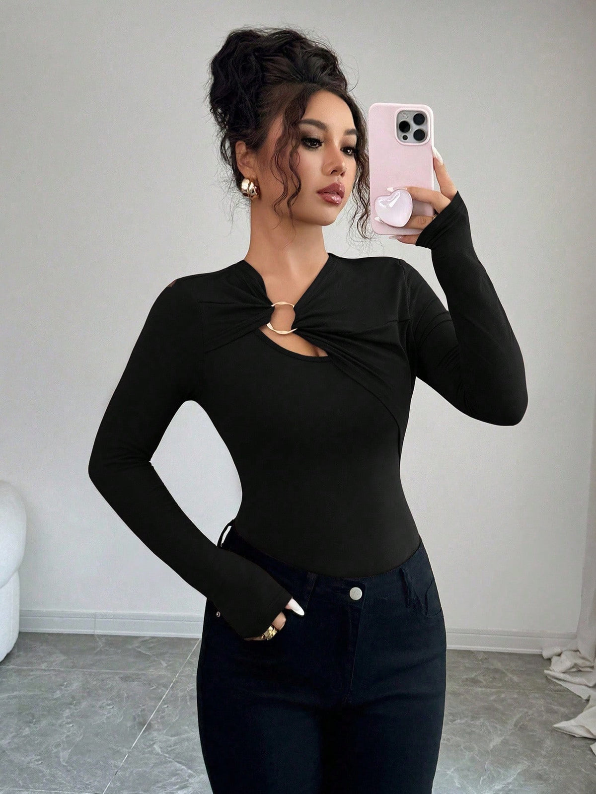 Asymmetrical Cut-Out Top