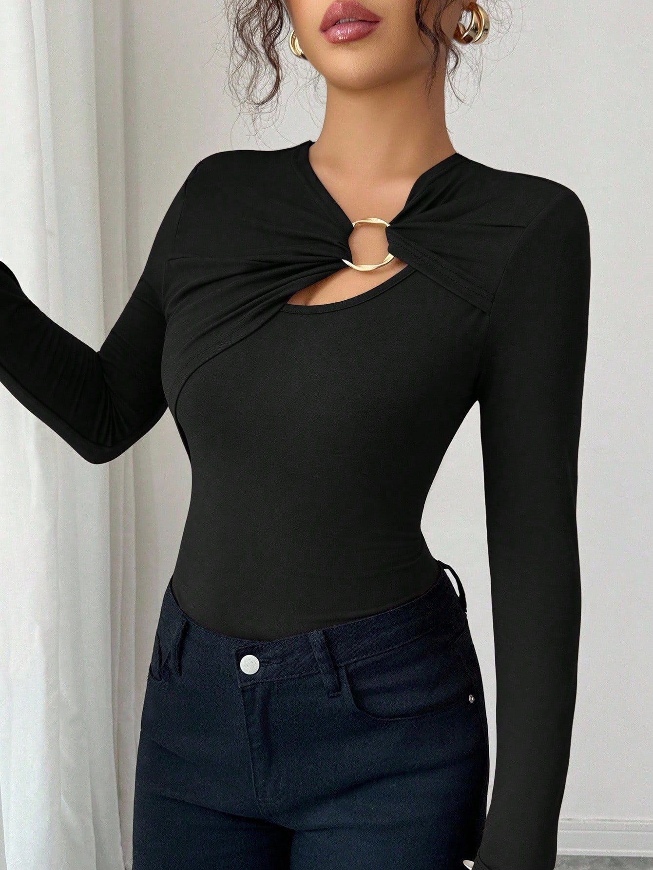 Asymmetrical Cut-Out Top
