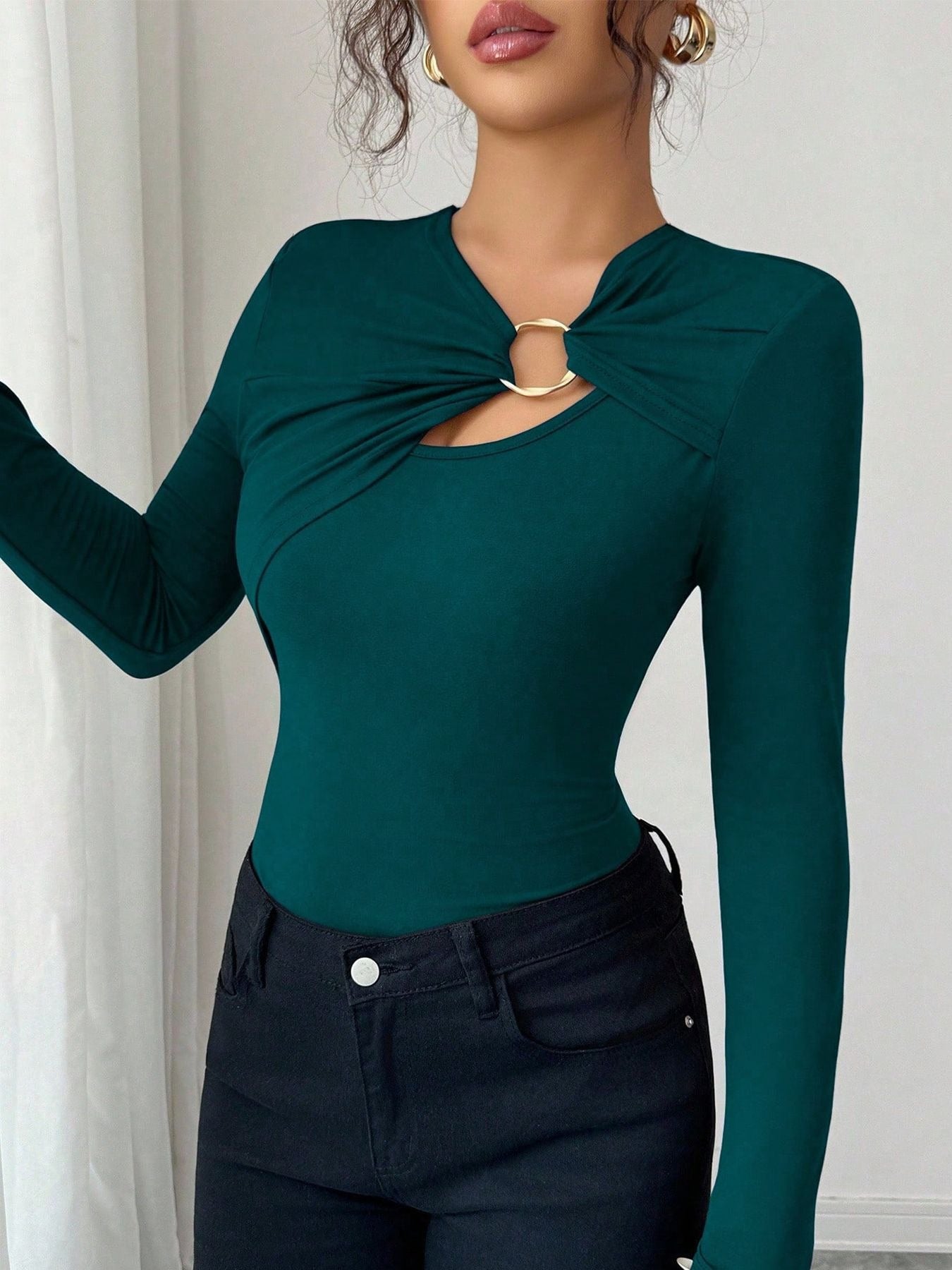 Asymmetrical Cut-Out Top
