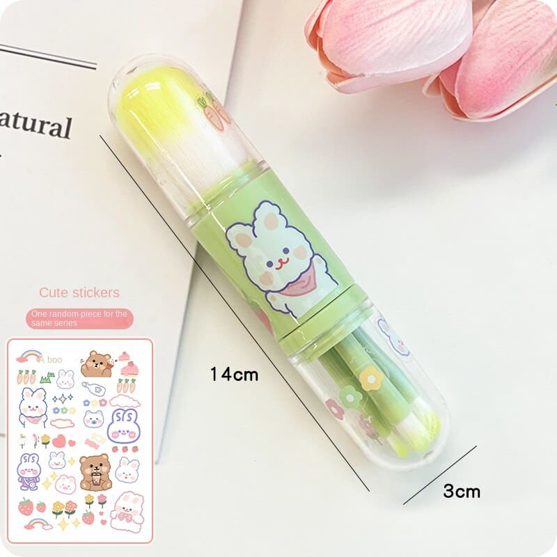 Kawaii Bunny Makeup Brushes Set 4 Colors