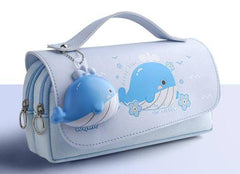 Sakura PU Leather  Pencil Case