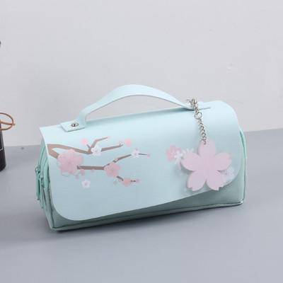 Sakura PU Leather  Pencil Case