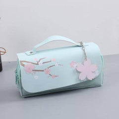 Sakura PU Leather  Pencil Case