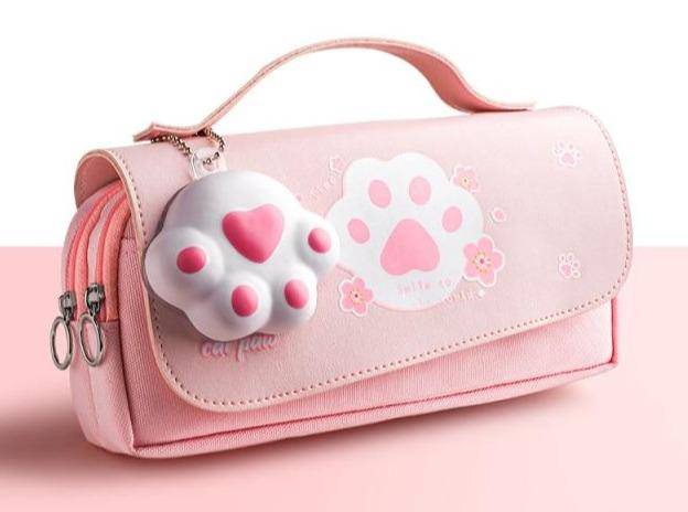 Sakura PU Leather  Pencil Case