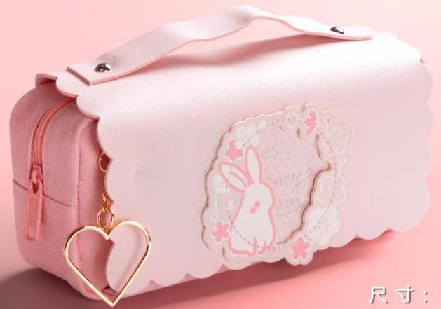 Sakura PU Leather  Pencil Case