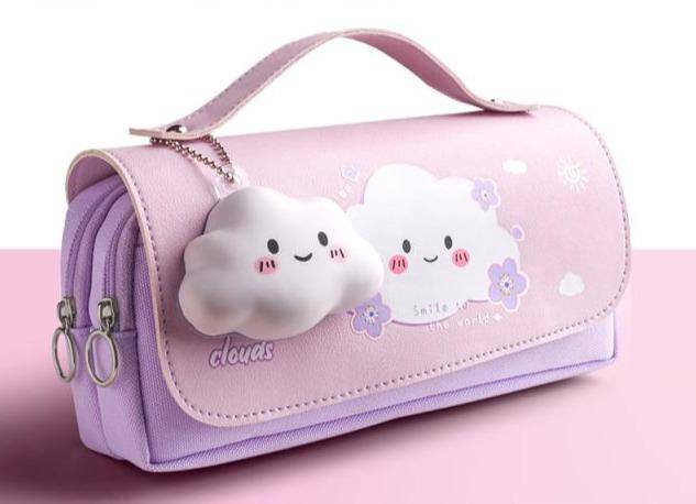 Sakura PU Leather  Pencil Case