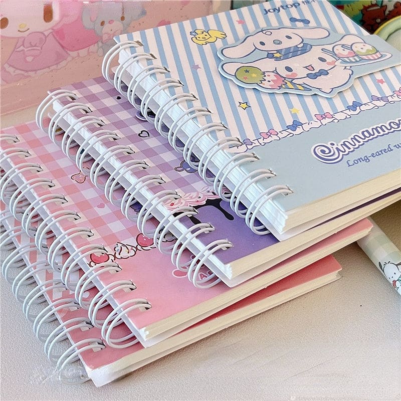 Kawaii Cartoon Friends Pastel Mini Notebooks