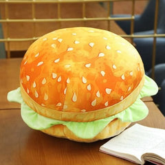 Kawaii Hamburger Cute Plushie Cushion