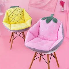 Kawaii Strawberry Pineapple Cactus Hamster Plush Seater
