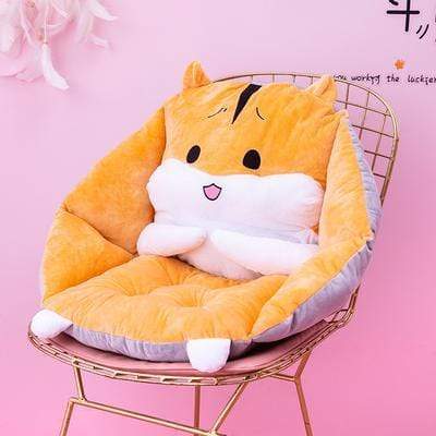 Kawaii Strawberry Pineapple Cactus Hamster Plush Seater