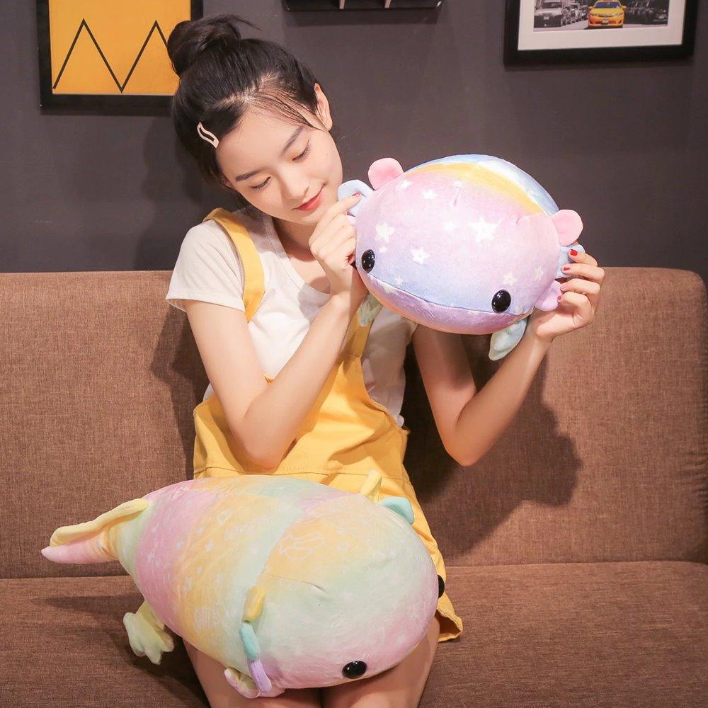 Galaxy Axolotl Plushie Gift