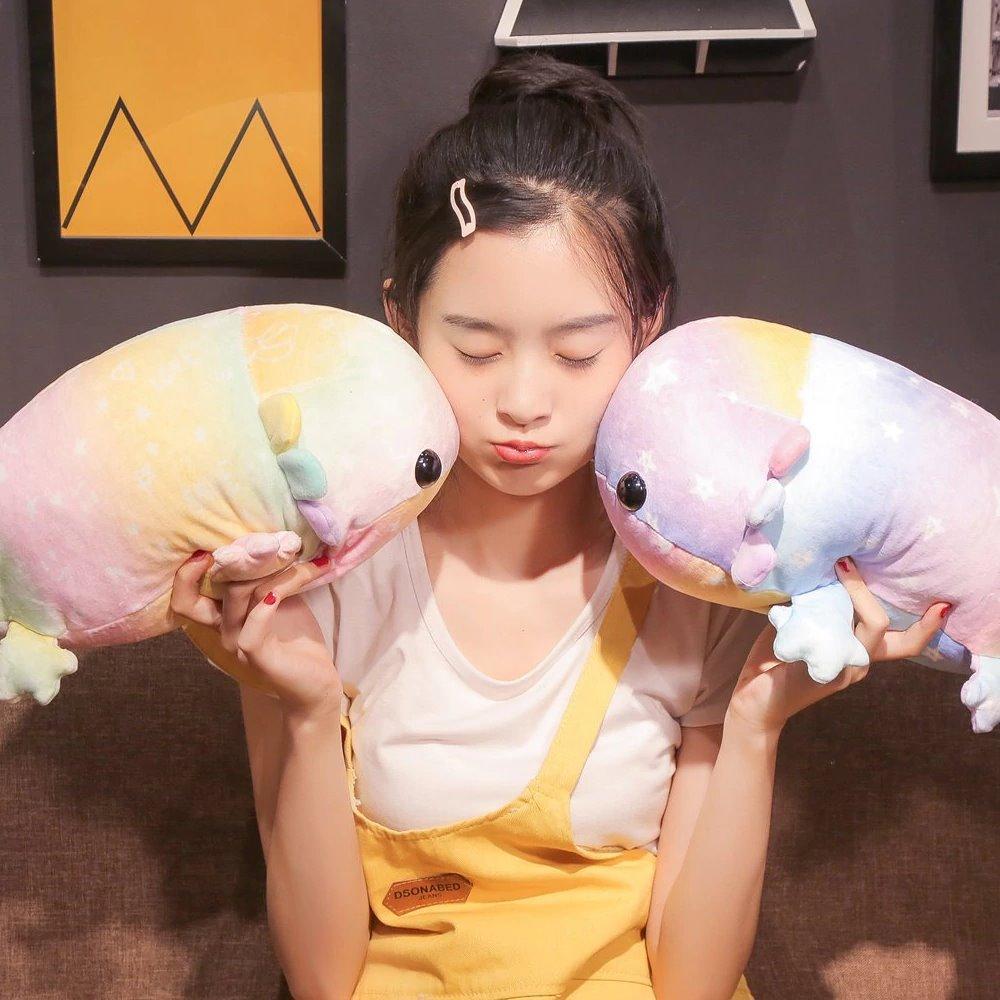 Galaxy Axolotl Plushie Gift