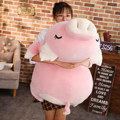 Kawaii Pink Pig Pillow