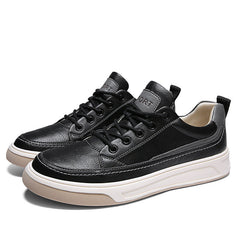 Men Skate Boy Sneakers Leather Shoes