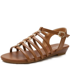 Sandals for Summer Roman Flat Sandals Strappy Beach Sandals