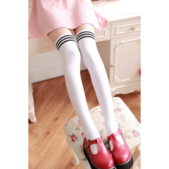 Stripes Socks Long Over the Knee