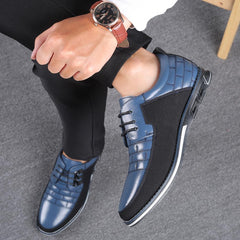 Mens Big Oxfords Leather Shoes
