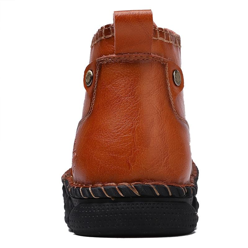 Classic Genuine Leather Men Shoes Plus Size