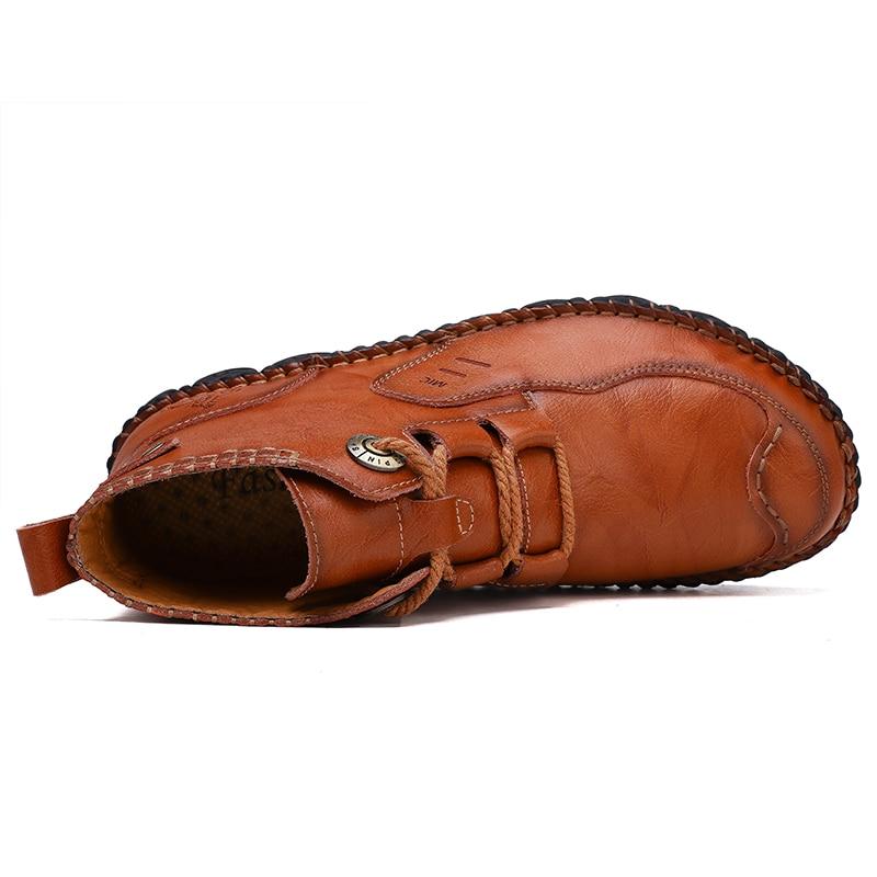 Classic Genuine Leather Men Shoes Plus Size