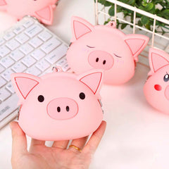 Kawaii Pink Pig Soft Wallet