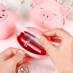 Kawaii Pink Pig Soft Wallet