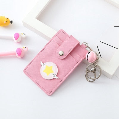 Kawaii Pink Sailor Moon Card ID Holders Bag