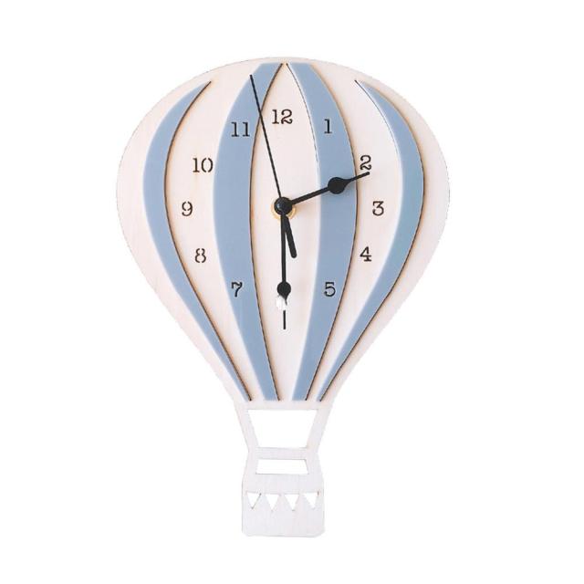 Hot Air Balloon Shape Wall Hanging Clock