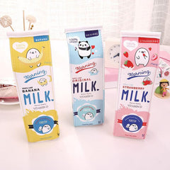 Kawaii Milk box Korea School Pencil Case