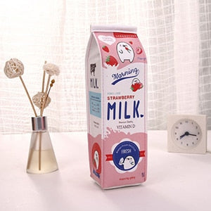 Kawaii Milk box Korea School Pencil Case