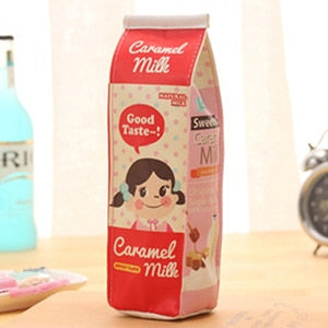 Kawaii Milk box Korea School Pencil Case