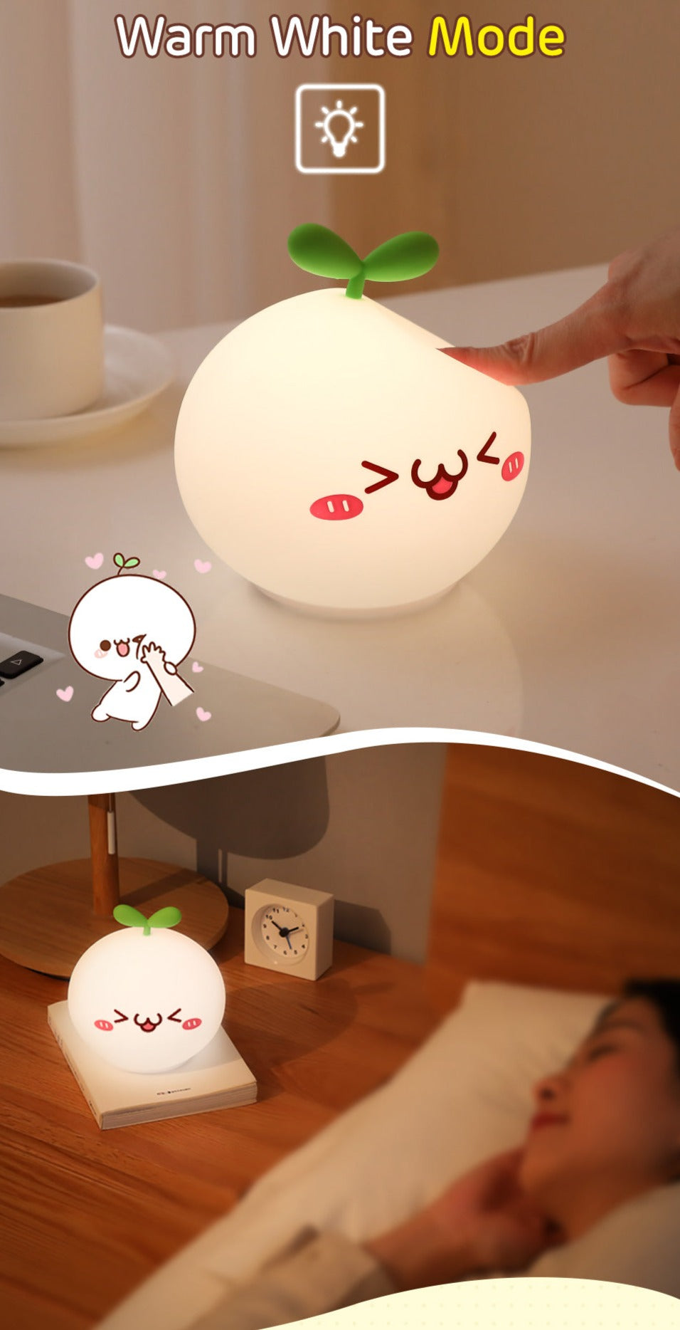 Cute Night Soft Silicon Light Lamp