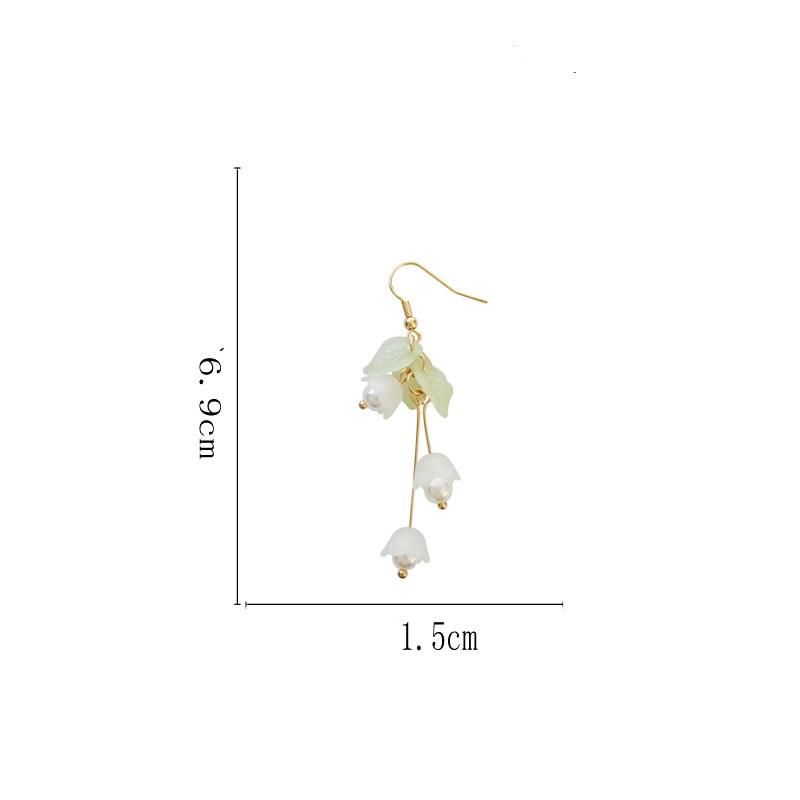 Floral Dangle Fairy Earrings