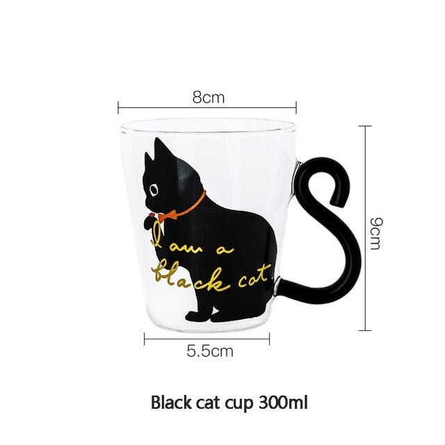 Cute Creative Cat Coffee Cup