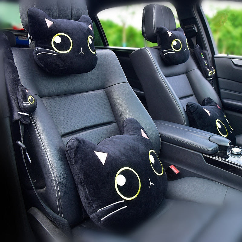 Kawaii Cute Cat Car Accessories- Neck Pillow