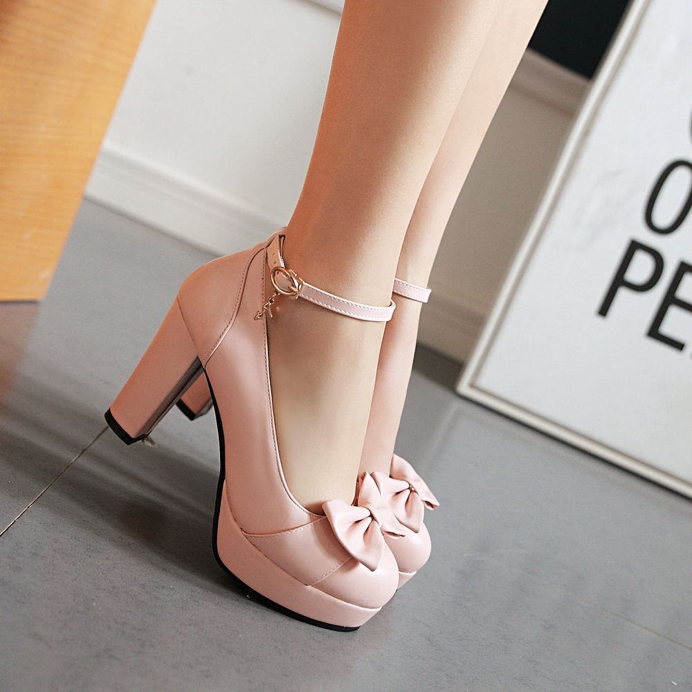 Sweet Bow High Heels Shoes High Heel