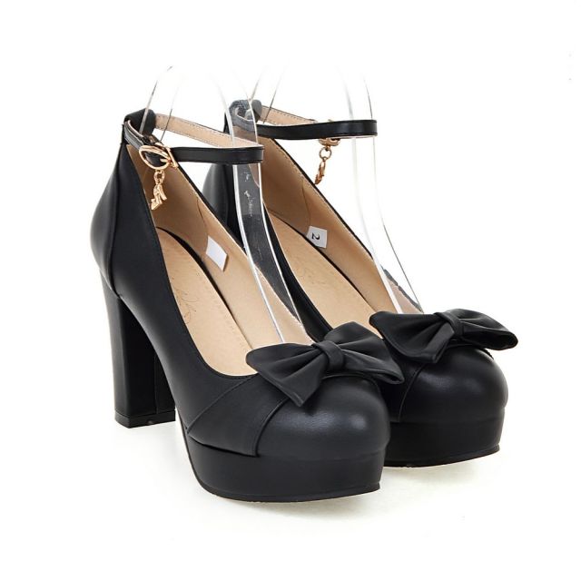 Sweet Bow High Heels Shoes High Heel