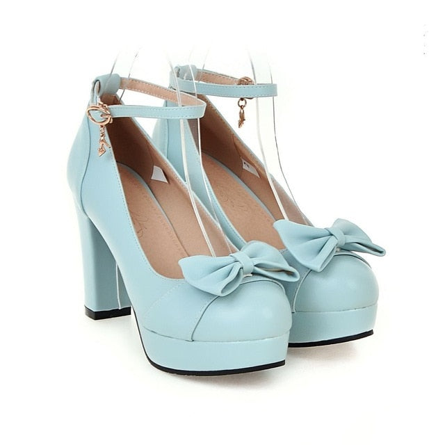 Sweet Bow High Heels Shoes High Heel