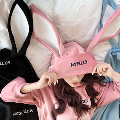 Big Ear Soft Bunny Hoodie