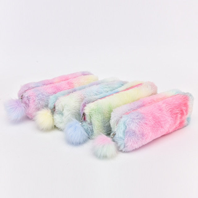 Kawaii Creative Gradient Color Pencil Case