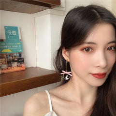 Cherry Blossom Bunny Earrings